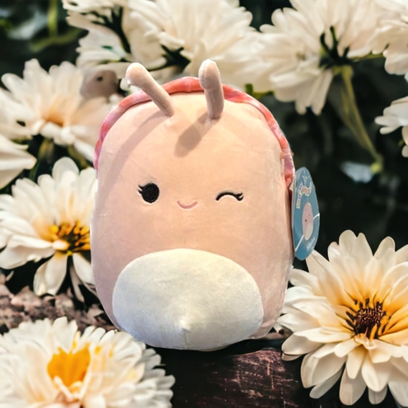 Squishmallows Toys Nwt 78 Silvina The Light Pink Snail Squishmallow